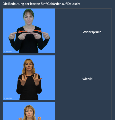 Feedbackbeispiel des Ja/Nein-Tests