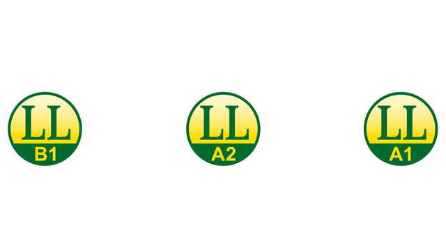 Three levels of simplified language: A1, A2, B1